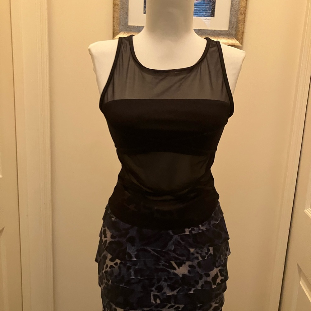 Anne Cole 🔥SEXY🔥 Sheer Shirt with A Black Strapless Bra